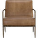 Lathan Tan Leather Lounge Chair